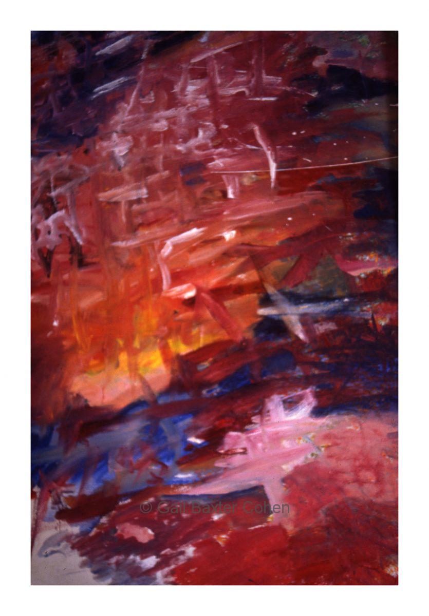 Gail Baxter Cohen - Red, Blue and Orange