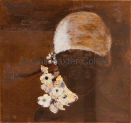Gail Baxter Cohen - Lady with Flowers