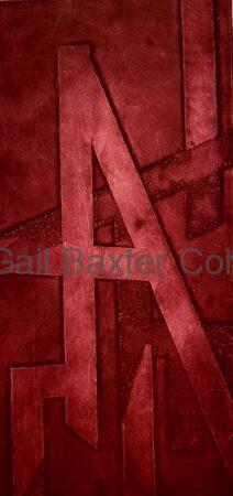 Gail Baxter Cohen - Dark Magenta Abstract