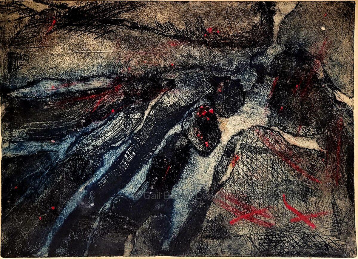 Gail Baxter Cohen - Water Flowing Into the Ocean