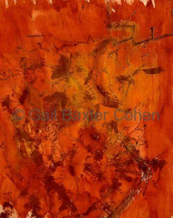 Gail Baxter Cohen - Orange Abstract
