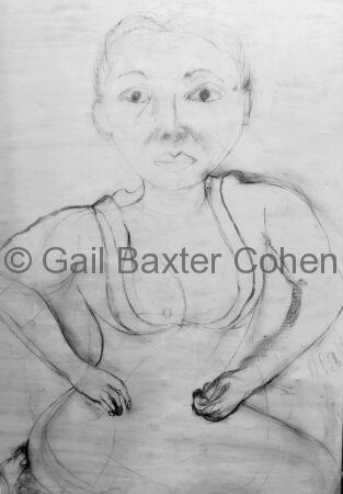 Gail Baxter Cohen - Sitting Woman