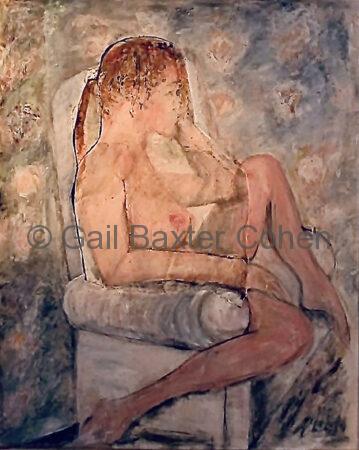 Gail Baxter Cohen - Lady in the Arm Chair