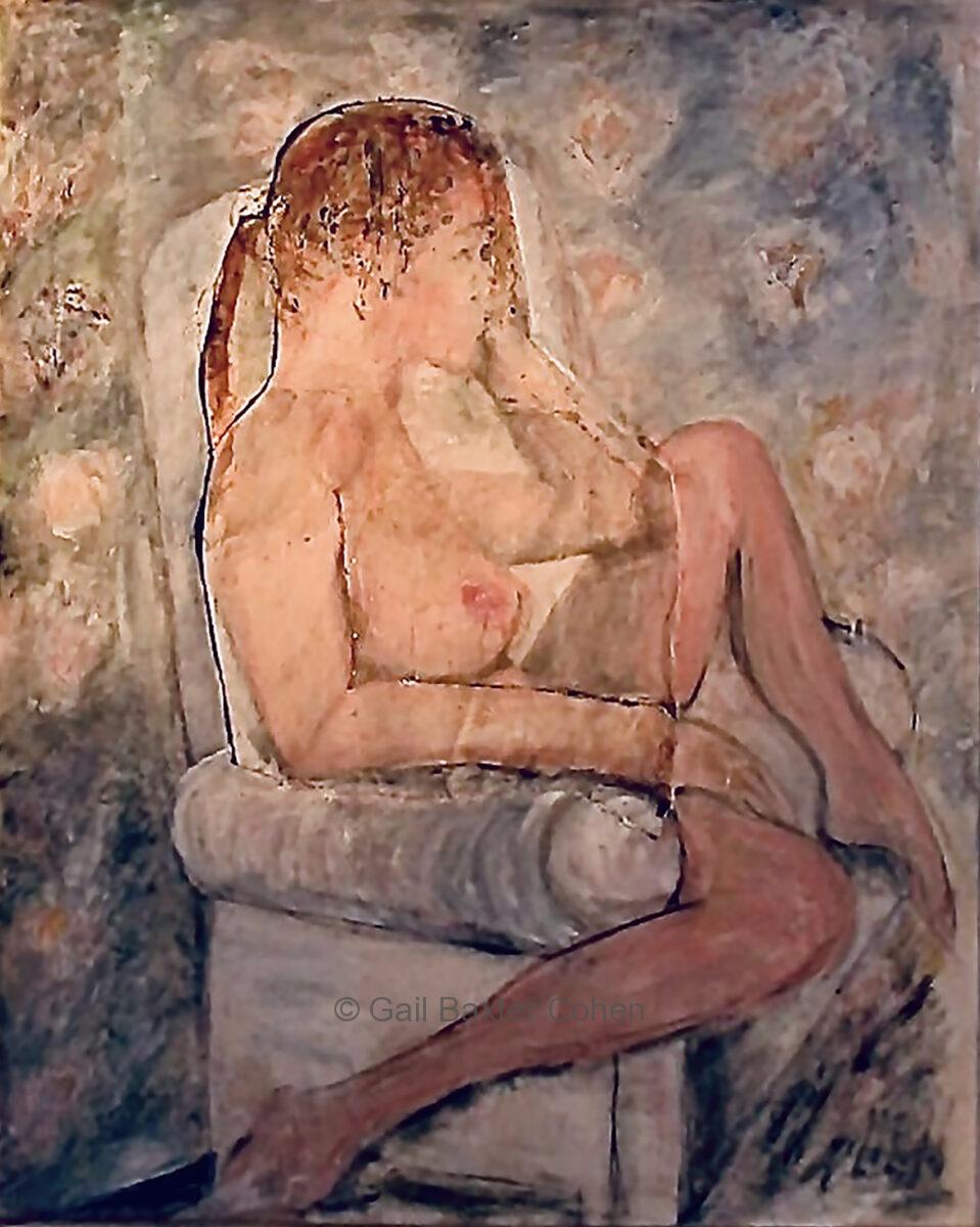 Gail Baxter Cohen - Lady in the Arm Chair